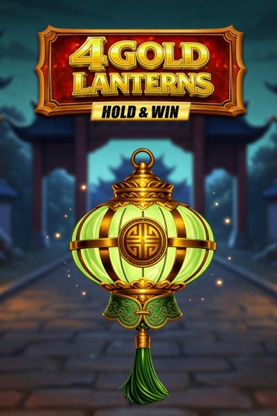 4 Gold Lanterns Hold & Win - Cleobetra